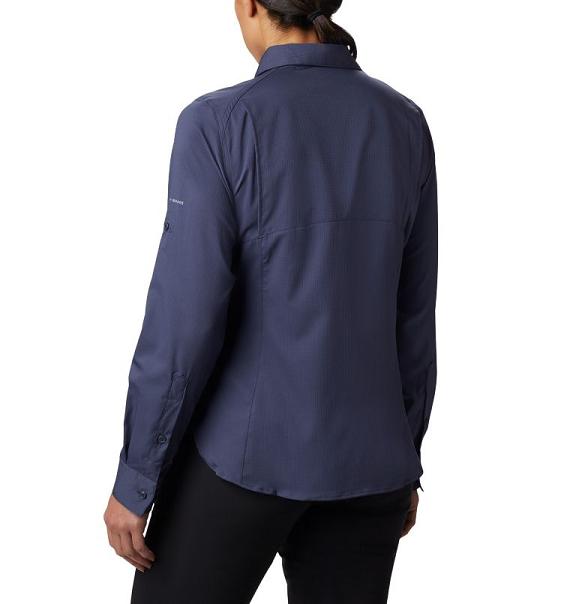 Columbia Silver Ridge Shirts Blue For Women's NZ57360 New Zealand